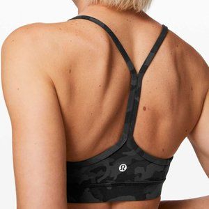 Lululemon Flow Y Bra *Nulu Incognito Camo Multi Grey | 6